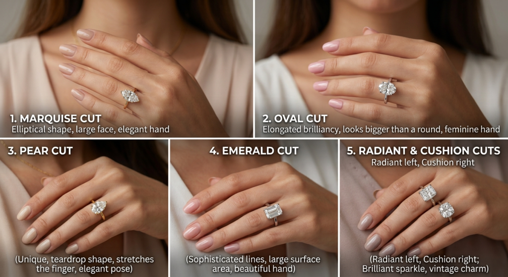 Which Diamond Shapes Look Bigger?