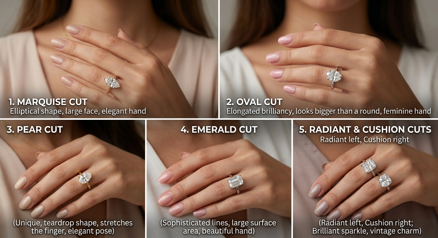 Which Diamond Shapes Look Bigger?
