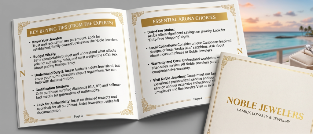 The Complete Guide to Buying Jewelry in Aruba: Tips from Noble Jewelers Aruba
