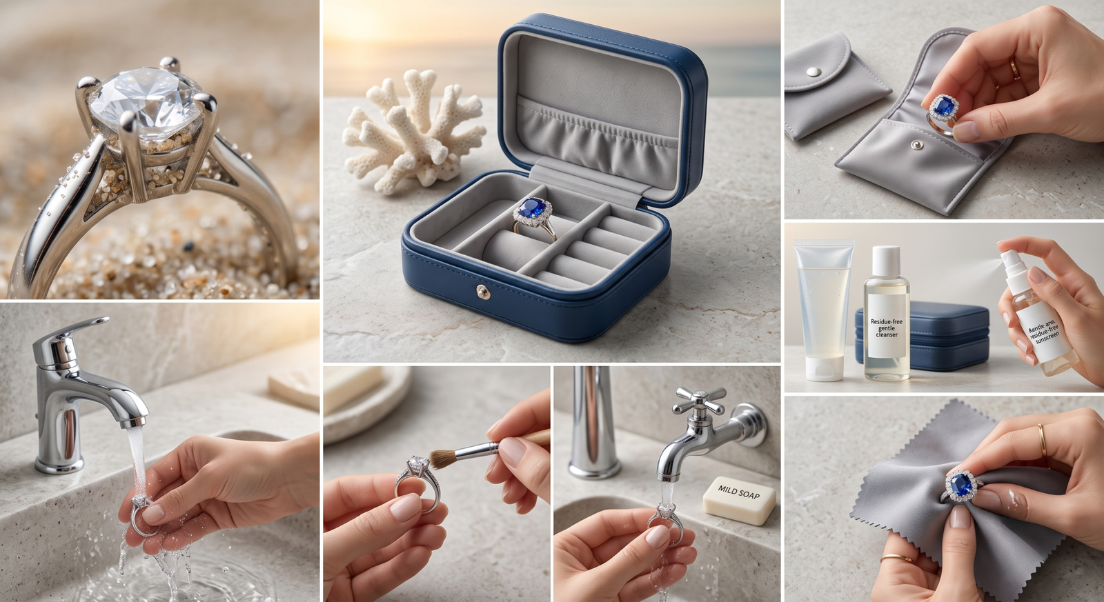 Jewelry Care in Aruba’s Beach Climate: Salt, Sand, Sunscreen & Sweat