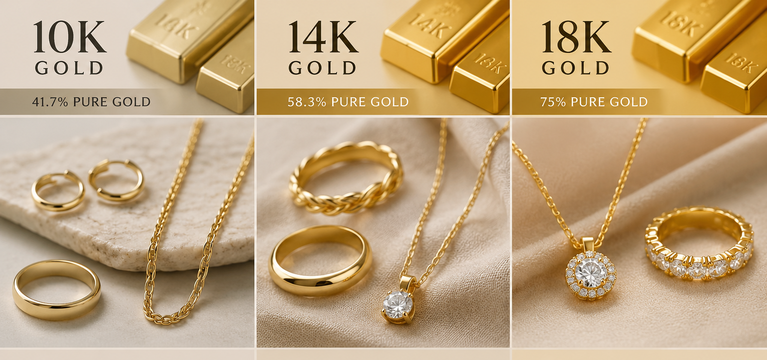 10K vs. 14K vs. 18K Gold Which Karat Is Right for You
