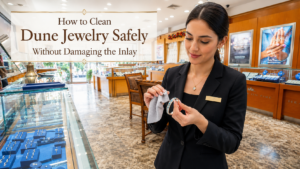 How to Clean Dune Jewelry Safely Without Damaging the Inlay