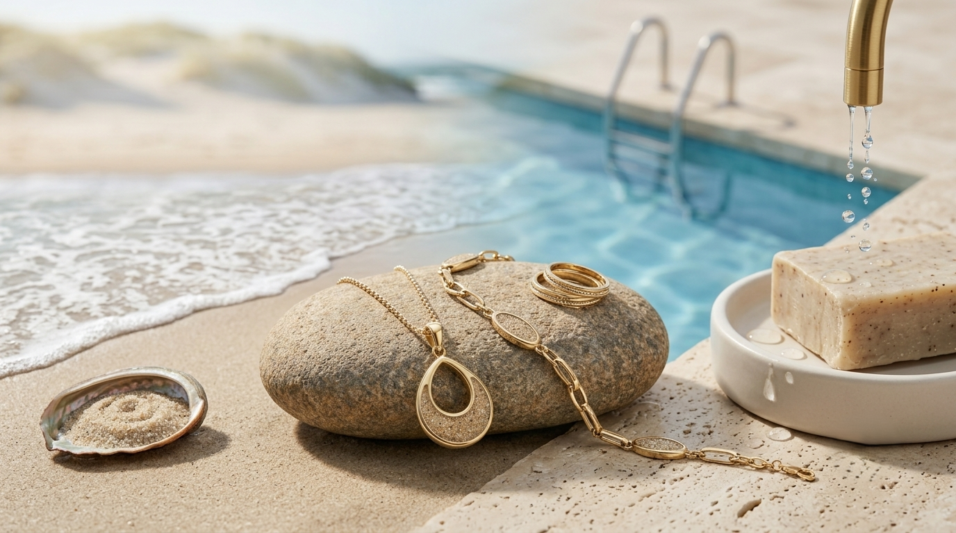 Can Dune Jewelry Get Wet? Beach, Pool and Shower Care Guide