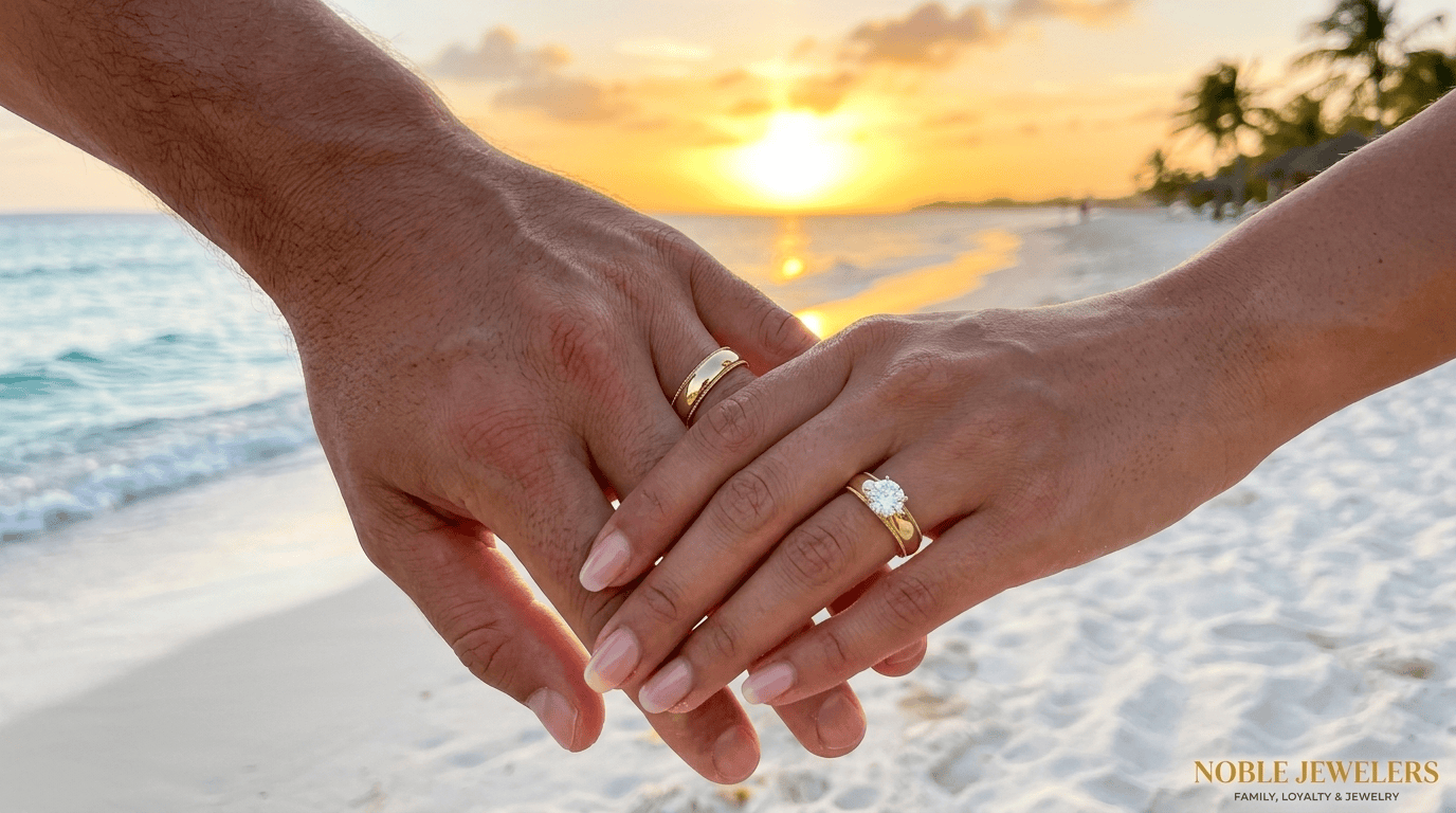 Destination Wedding in Aruba: Jewelry for the Couple and the Party