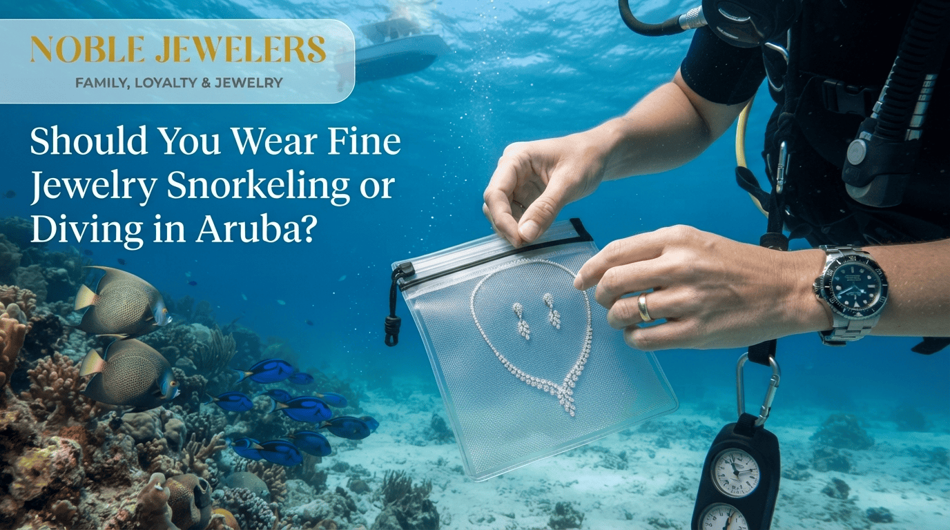 Should You Wear Fine Jewelry Snorkeling or Diving in Aruba?